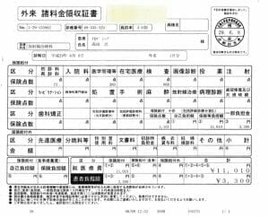 諸料金領収書