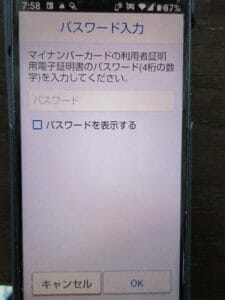 2.「マイナーポータルにログインを押しパスワード入力